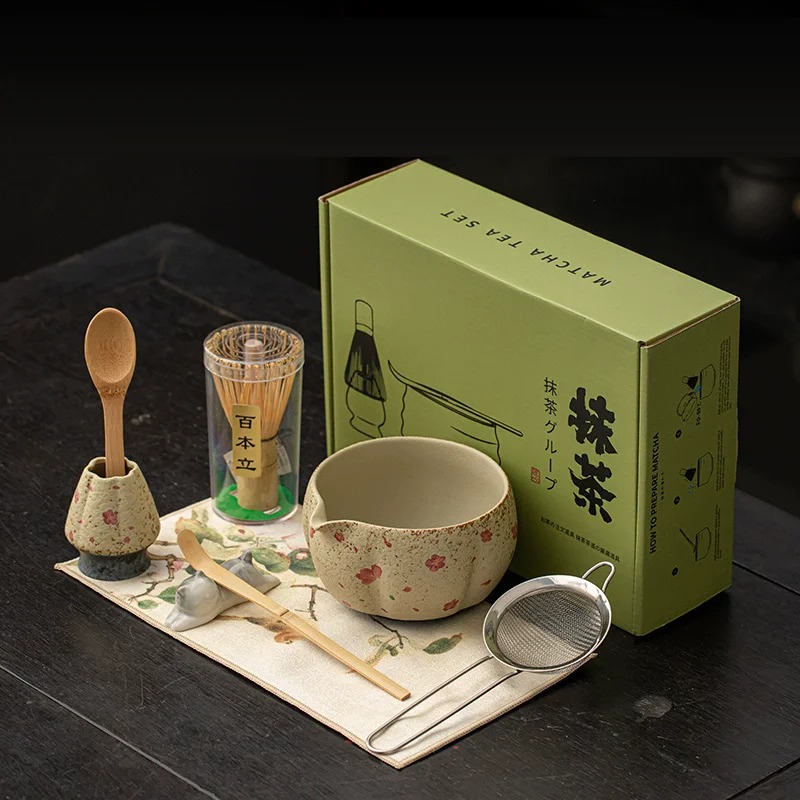 ชุดทำมัทฉะญี่ปุ่น 8 ชิ้น พร้อม - Matcha Bowl Chawan บทวิจารณ์และราคา