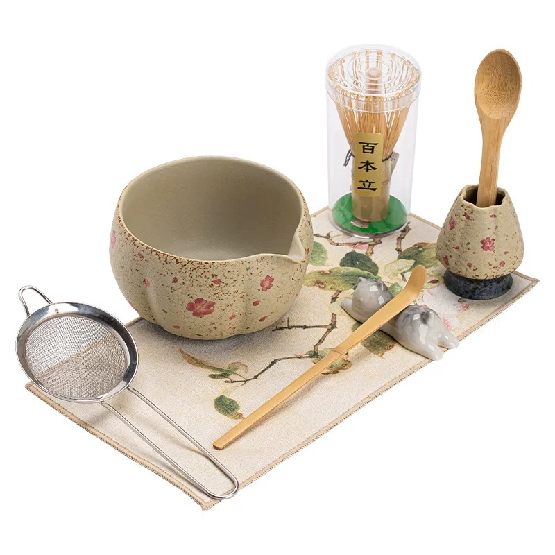 ชุดทำมัทฉะญี่ปุ่น 8 ชิ้น พร้อม - Matcha Bowl Chawan บทวิจารณ์และราคา